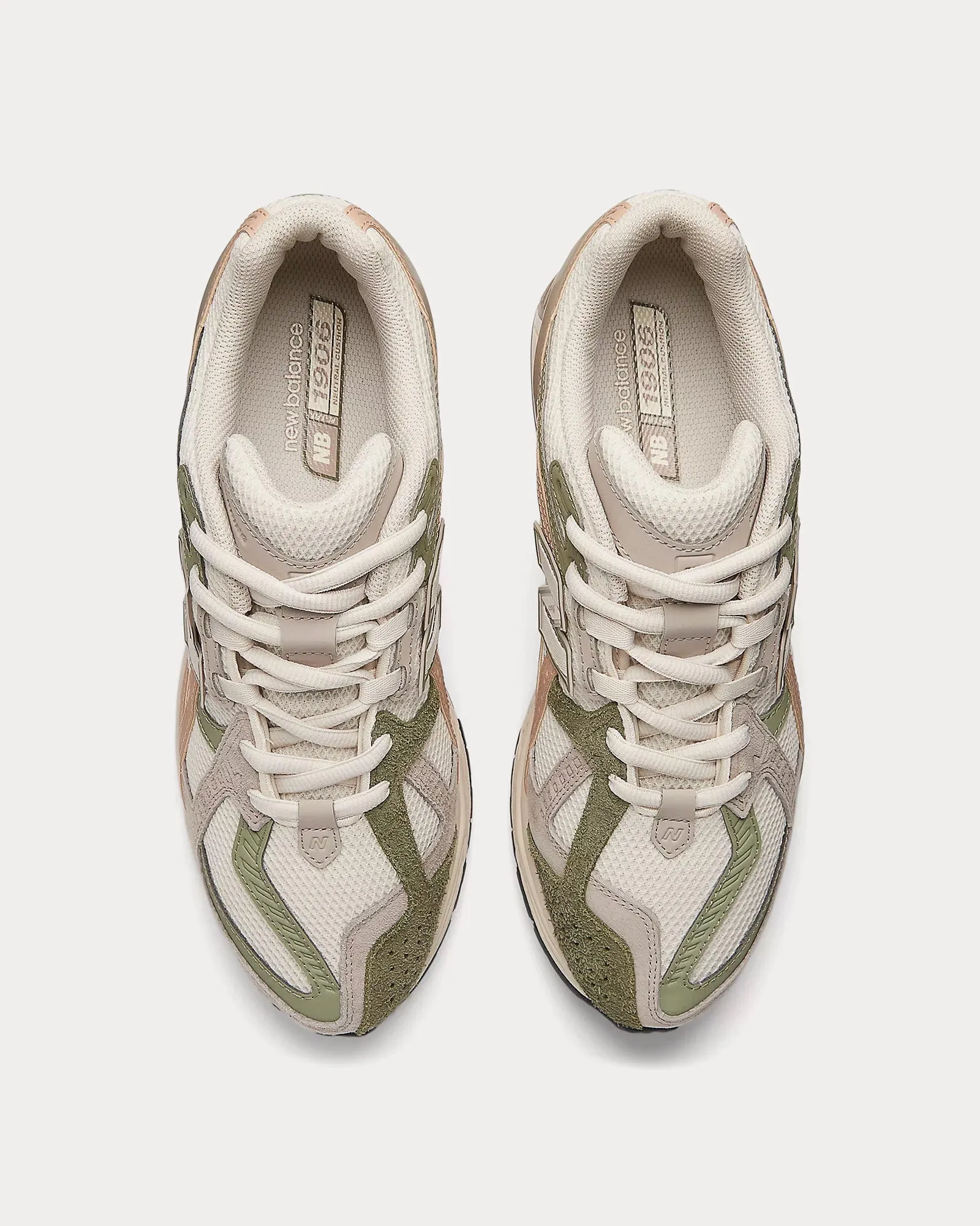1906 Utility Linen / Dark Olivine / Flat Taupe Low Top Sneakers