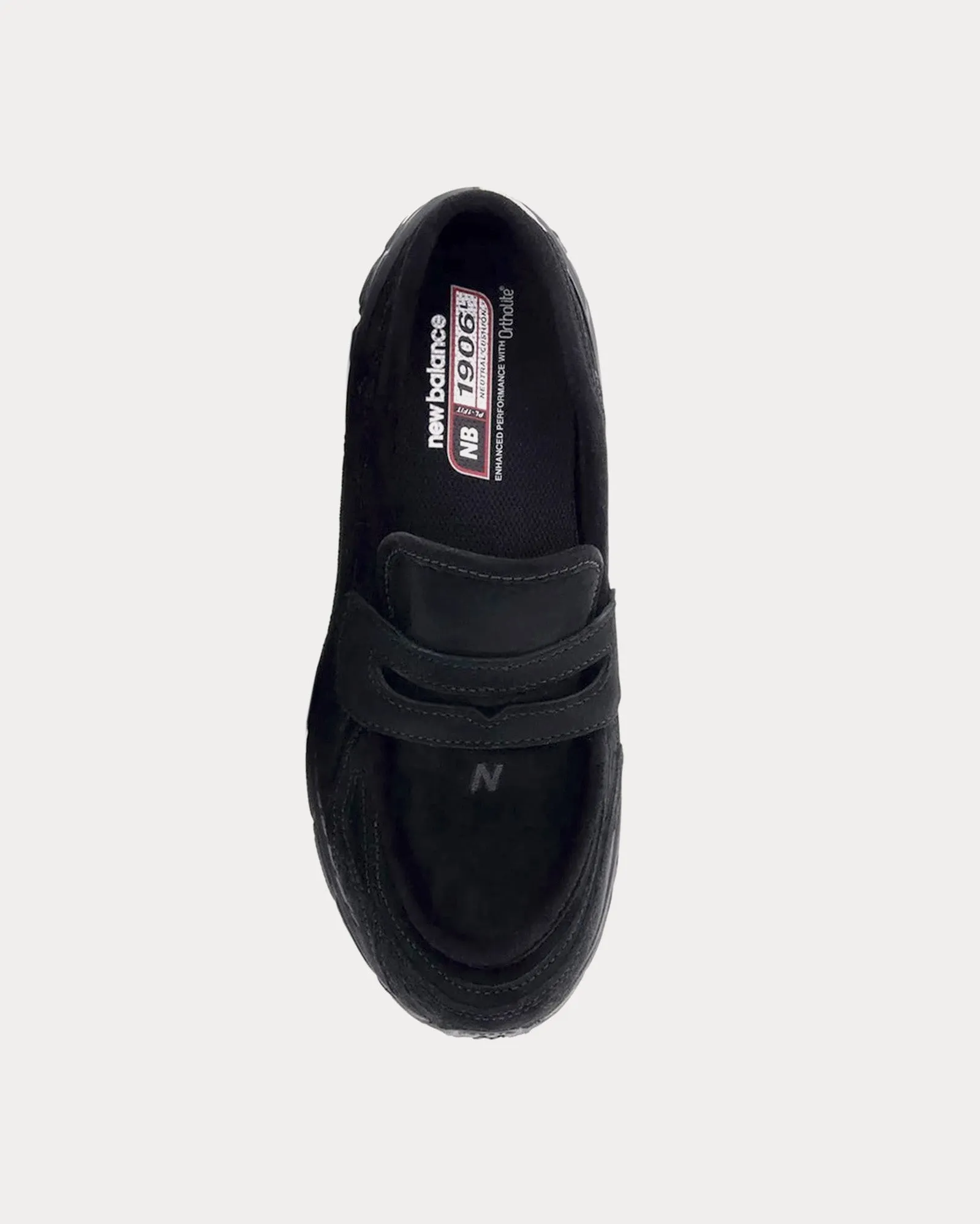 1906L Suede Black / Black Cement Loafers