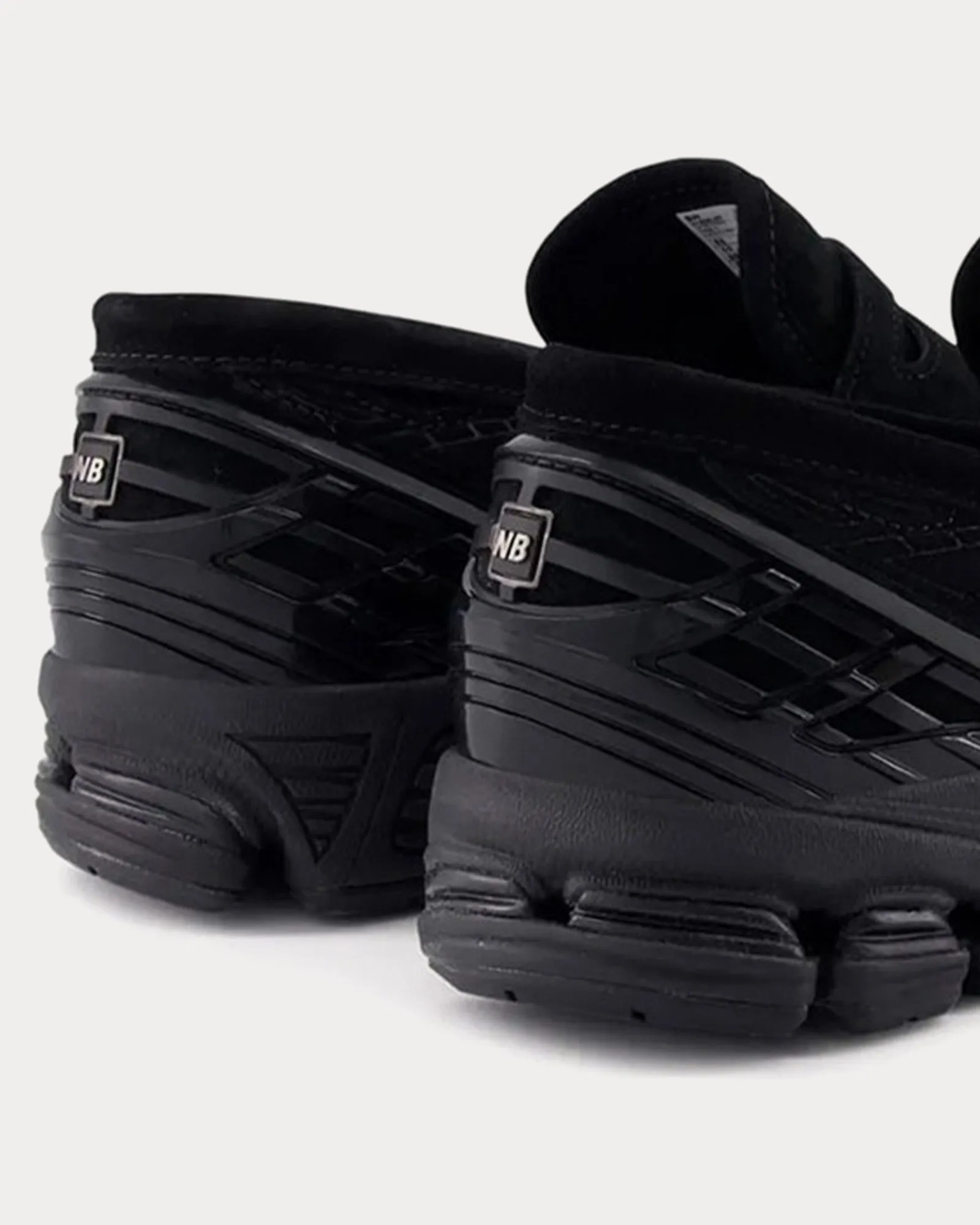 1906L Suede Black / Black Cement Loafers