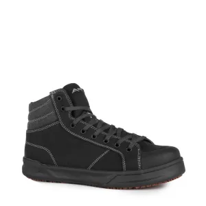 Acton 6" Freestyle High-Top Urban Work Shoes - Steel Toe, Puncture Resistant Sole, Non-Slip Grip, Breathable | Sizes 7-15 | Black