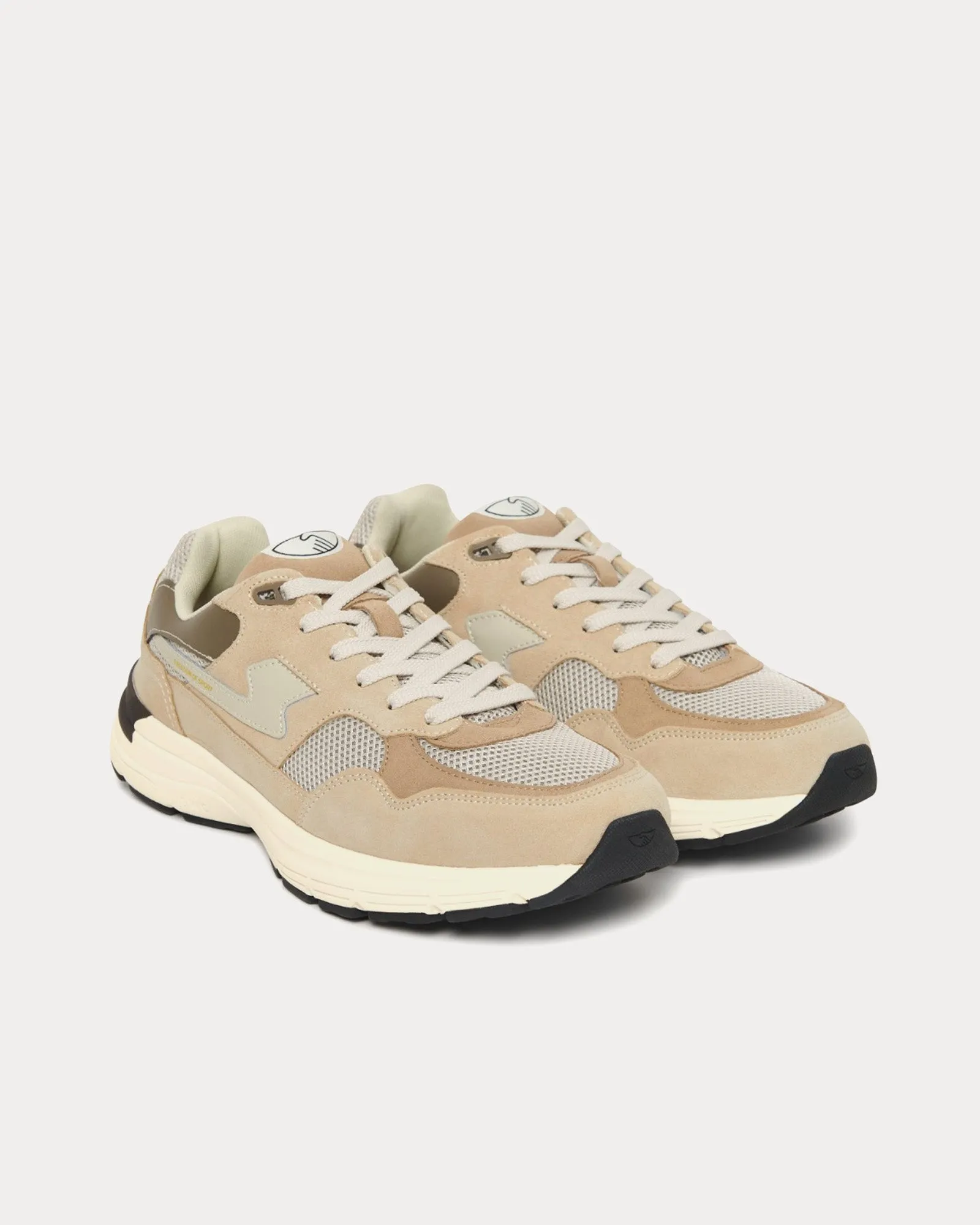Amiel S-Strike Suede Mix Sand Low Top Sneakers
