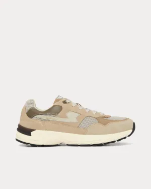 Amiel S-Strike Suede Mix Sand Low Top Sneakers
