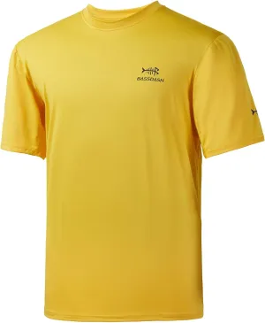 BASSDASH Men??s UPF 50  Sun Protection Fishing Shirt Short Sleeve UV T-Shirt