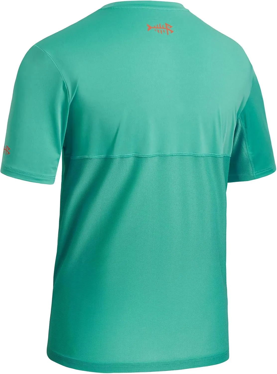 BASSDASH Men??s UPF 50  Sun Protection Fishing Shirt Short Sleeve UV T-Shirt