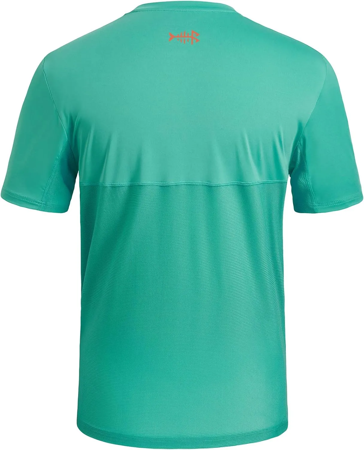 BASSDASH Men??s UPF 50  Sun Protection Fishing Shirt Short Sleeve UV T-Shirt
