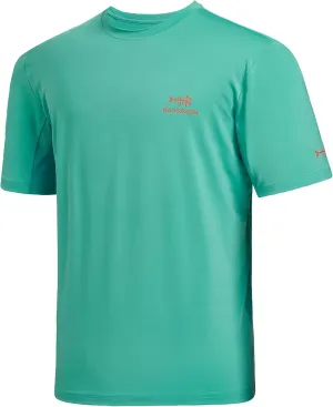 BASSDASH Men??s UPF 50  Sun Protection Fishing Shirt Short Sleeve UV T-Shirt