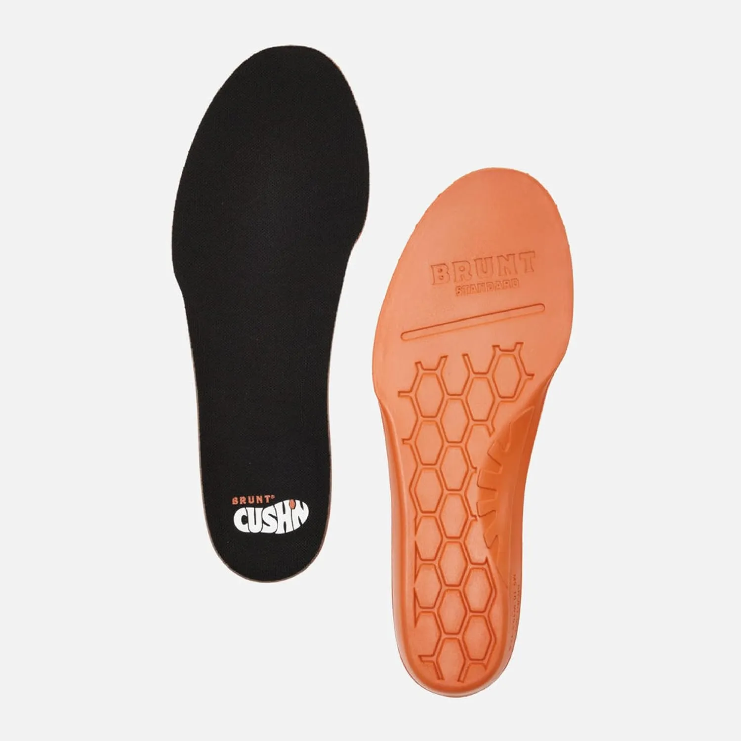 BRUNT Standard CUSHN Insoles - Comfort Wook Boot Insoles - Built with CUSHN Technology - Moisture Wicking - Anti-Odor Treatment - Bonus Memory Foam Layer