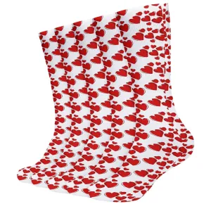 Dancing Hearts Breathable Stocking Socks (Pack of 5)