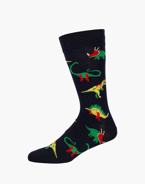 Dinosaurs | Mens Bamboo Sock