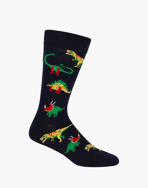 Dinosaurs | Mens Bamboo Sock