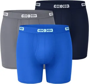 Men's Underwear Micro Modal 3 Pack Boxer Briefs Open Fly