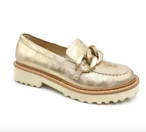 Mora Slip On Loafer - Gold