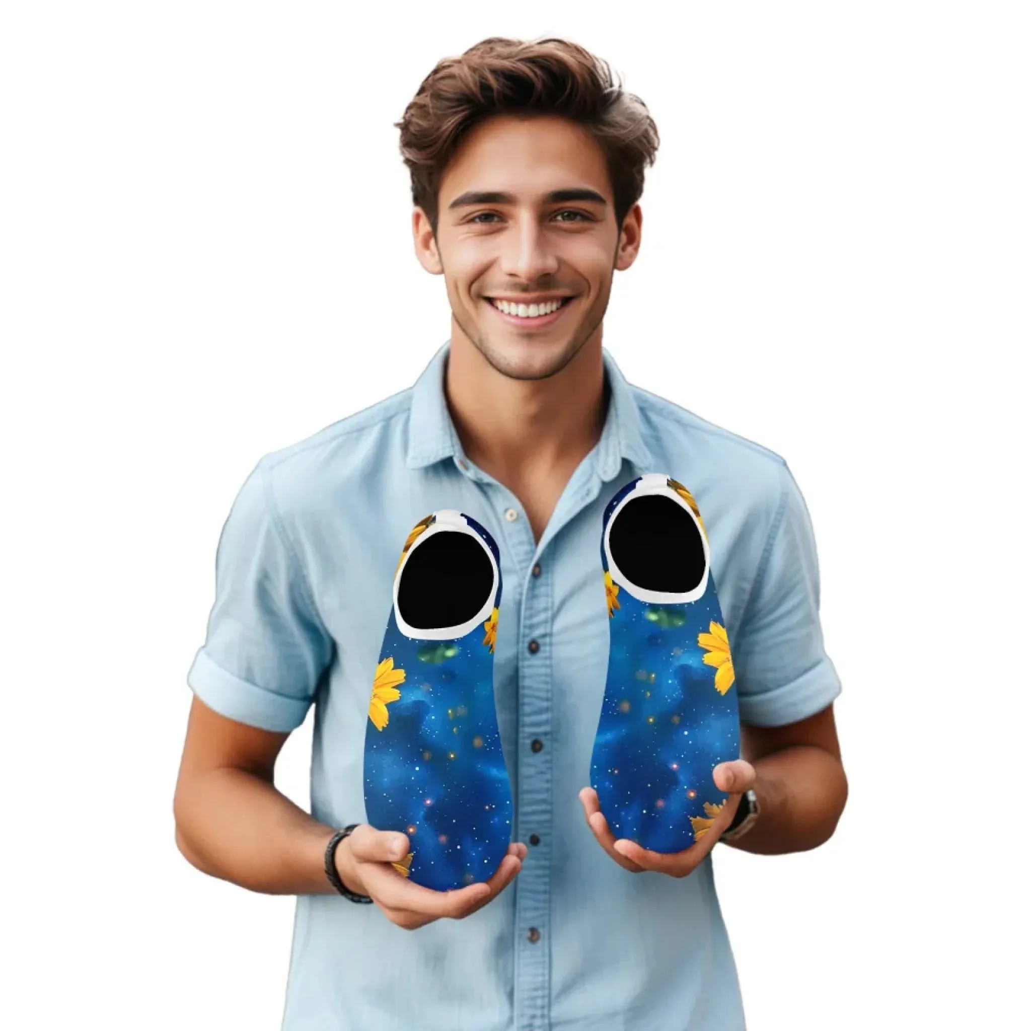 Personalized Summer Fashion Aqua Shoes, Custom Lightweight and Comfort Water Shoes, Stylish Unsiex Shoes