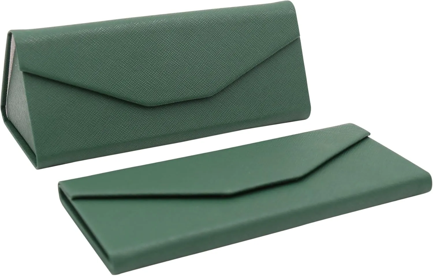 Real Sic Glasses Case for Men and Women - Magnetic Folding Hard Shell Sunglass Holder - Inspired by Solid Color