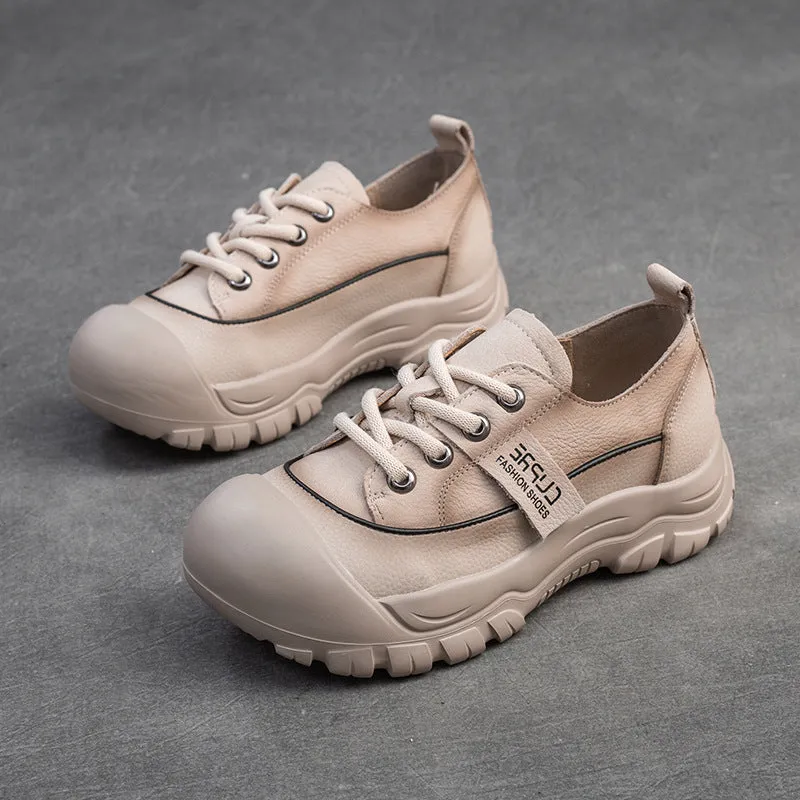 Women Minimalist Soft Leather Comfort Casual Shoes