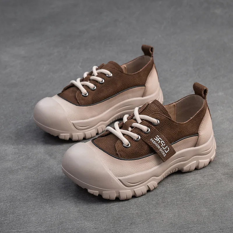 Women Minimalist Soft Leather Comfort Casual Shoes