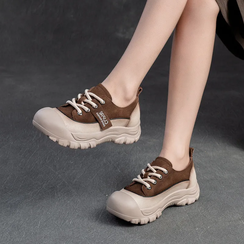 Women Minimalist Soft Leather Comfort Casual Shoes